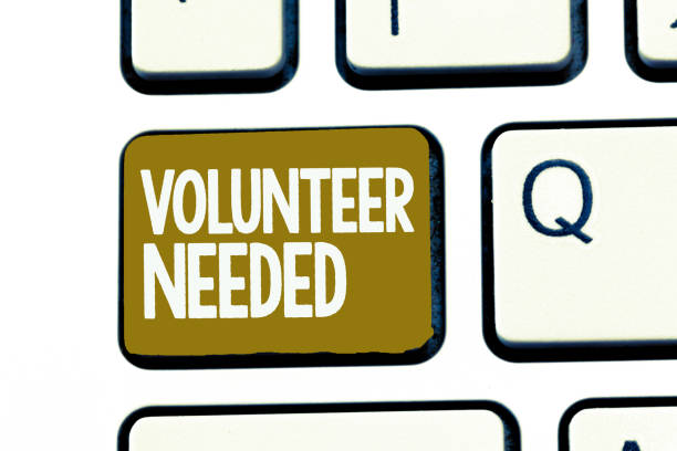 istock Handwriting text Volunteer Needed. Concept meaning Looking for helper to do task without pay or compensation 1045434004