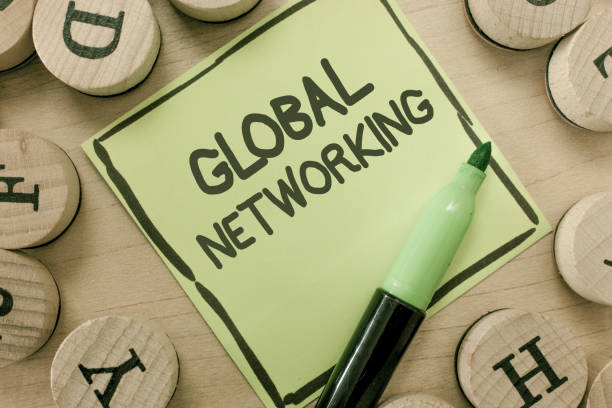 istock Conceptual hand writing showing Global Networking. Business photo showcasing Communication network which spans the entire Earth WAN 1045434034
