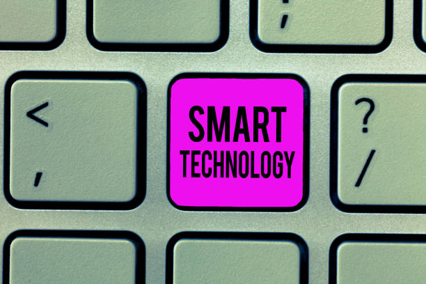 istock Word writing text Smart Technology. Business concept for gadgets or device that has a built in computer or chip 1045434124