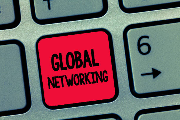 istock Conceptual hand writing showing Global Networking. Business photo text Communication network which spans the entire Earth WAN 1045434216
