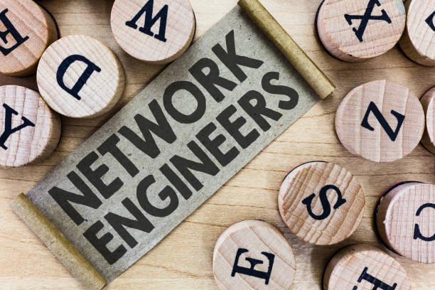 istock Text sign showing Network Engineers. Conceptual photo Technology professional Skilled in computer system 1045434744