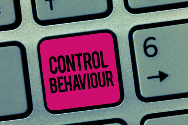 istock Writing note showing Control Behaviour. Business photo showcasing Exercise of influence and authority over human conduct 1045434942