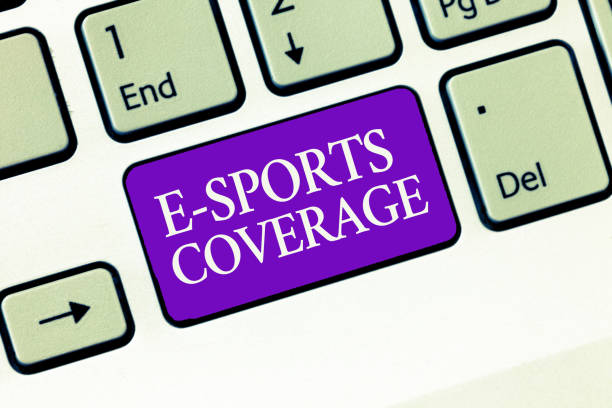 istock Conceptual hand writing showing E Sports Coverage. Business photo text Reporting live on latest sports competition Broadcasting 1045434994