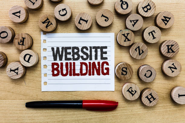 istock Word writing text Website Building. Business concept for tools that typically allow the construction of pages 1045435054
