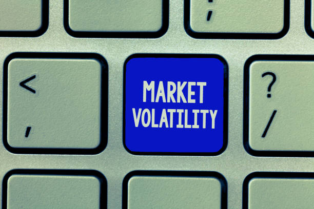 istock Handwriting text Market Volatility. Concept meaning Underlying securities prices fluctuates Stability status 1045435434