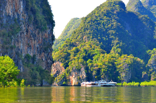 istock Tourist boat in the sea. 1045462832