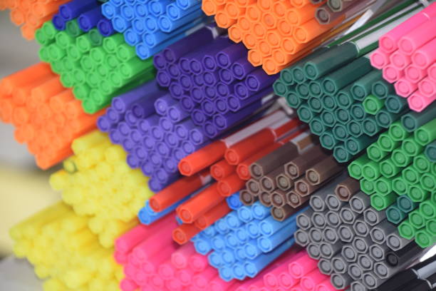 istock Set of markers in a writing shop 1045465692