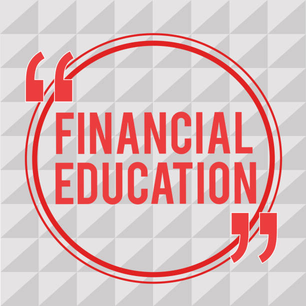 istock Writing note showing Financial Education. Business photo showcasing Understanding Monetary areas like Finance and Investing 1045466364