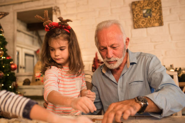 istock Older man with his granddaughter 1045473654