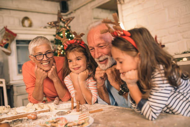 istock Happy family in the kitchen 1045476370