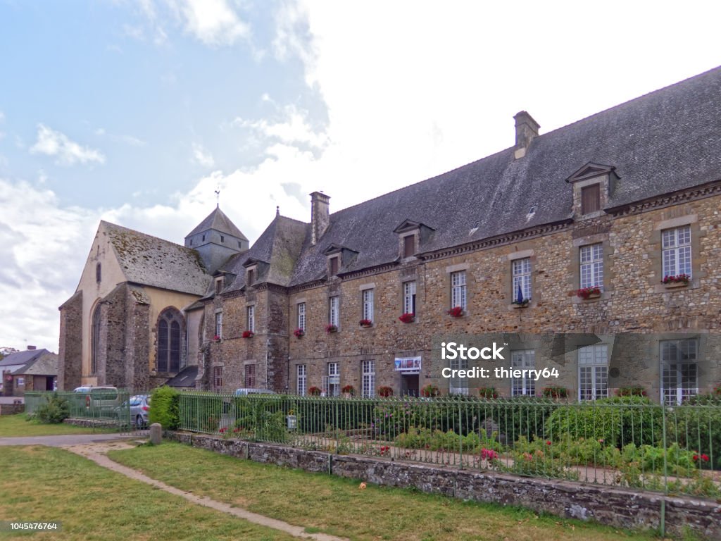 Paimpont Abbey - Brittany, United Kingdom Paimpont Stock Photo