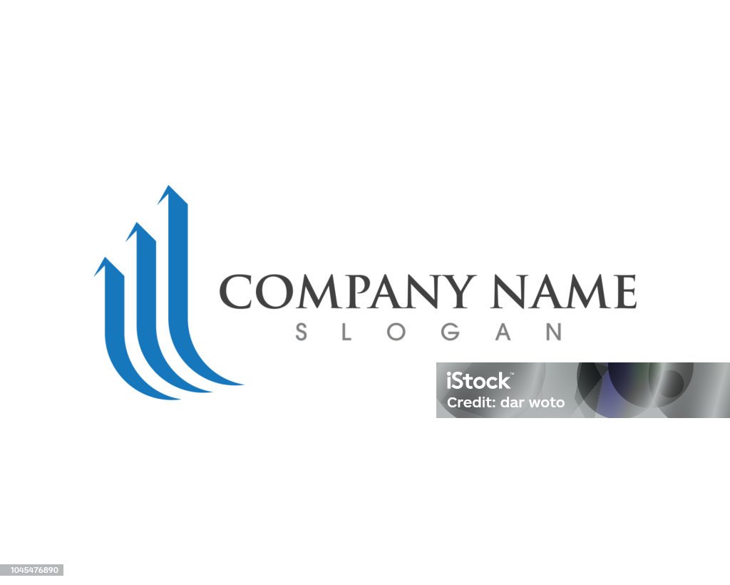 Business Finance   template vector icon design Arrow Symbol stock vector