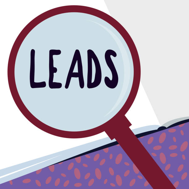 istock Writing note showing Leads. Business photo showcasing route or means of access to particular place Facebook ad campaign 1045481660