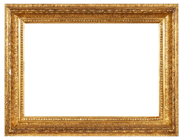 ramka na zdjęcia - picture frame classical style elegance rectangle zdjęcia i obrazy z banku zdjęć