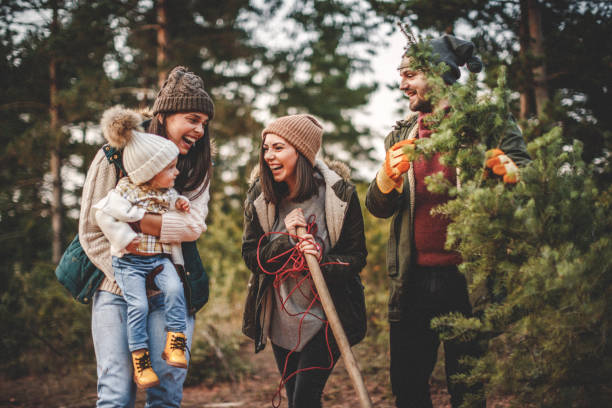 istock Christmas tree is a good reason to be happy 1045491940