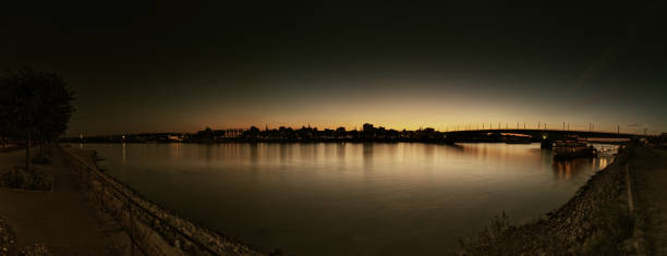 istock Bonn Skyline night over the rhine 1045492056