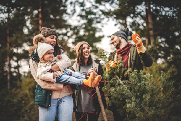 istock Christmas tree is a good reason to be happy 1045492094
