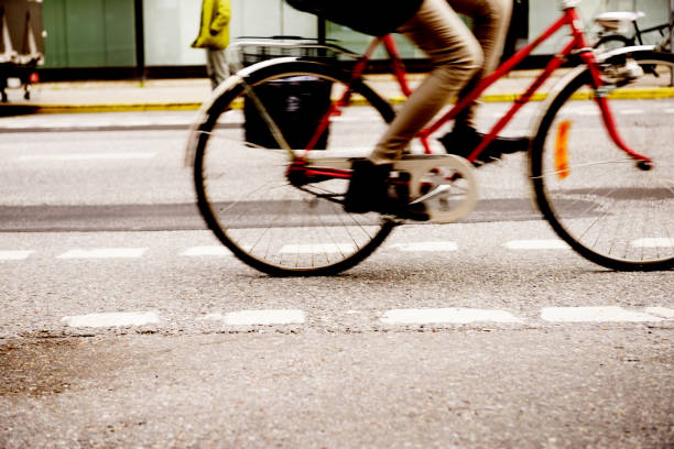 istock Cycling in Stockholm downtown, Sweden. 1045499660