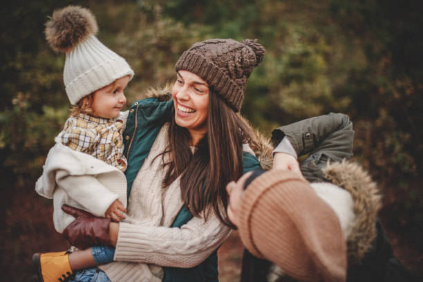 istock Group Of Young people In The Woods 1045501760