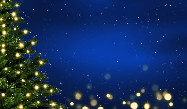 istock christmas tree on christmas eve 1045528846