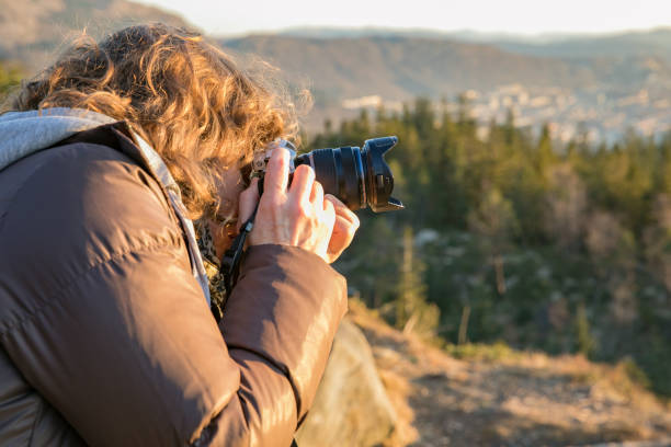 istock Woman taking a picture 1045529432