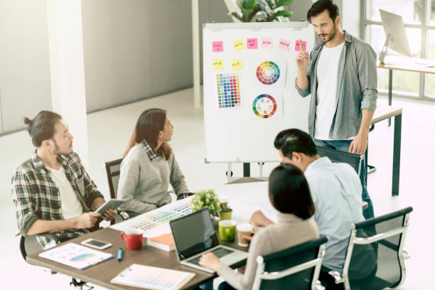 istock creativity brainstorm ideas concept with business partnet meeting workshop in conference room office background 1045532748
