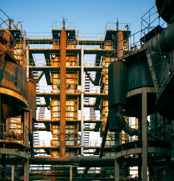 istock Abandoned factory building in Beijing, China 1045539344