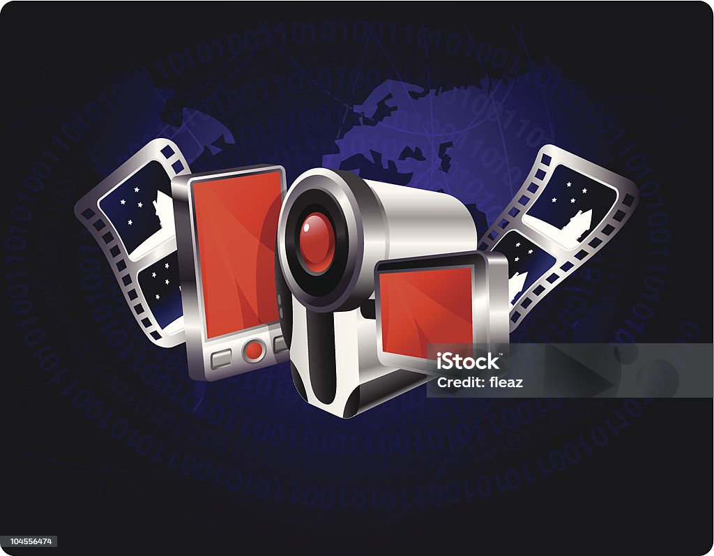 Multimedia Background Stock Illustration - Download Image Now ...