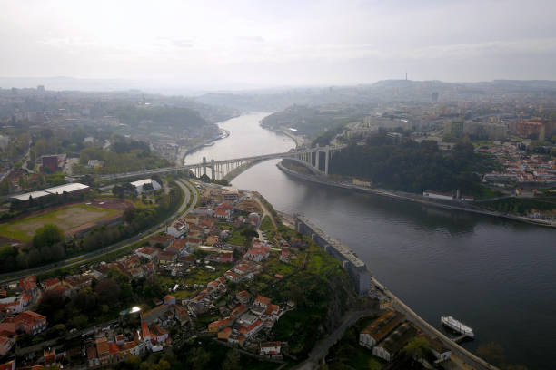 istock Dom Luis Bridge and old city in Porto 1045565084