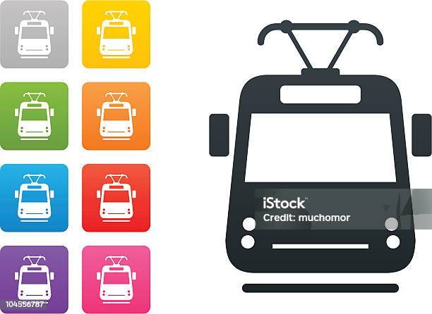 トラムに色のボタンデザイン要素 - 路面電車のベクターアート素材や画像を多数ご用意 - 路面電車, アイコン, 記号