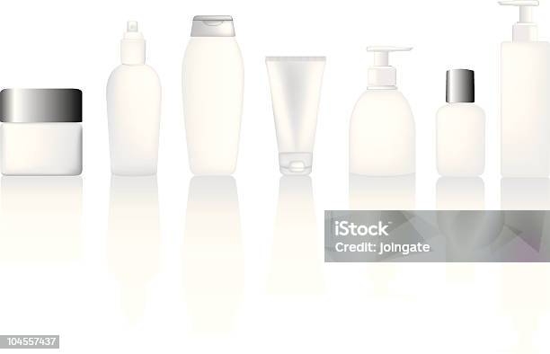 Set Of Blank Bottles Stock Illustration - Download Image Now - Apartment, Applying, Beauty Product