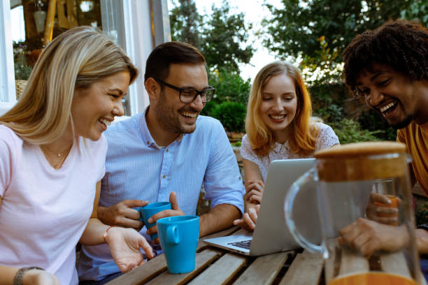 istock Group of young people hanging out 1045580520