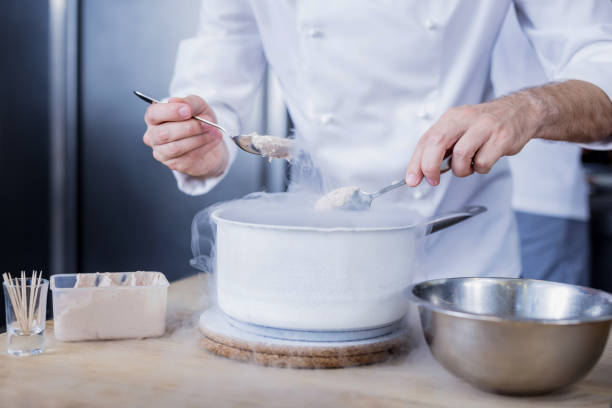 istock Delicious dish being almost prepared by a wonderful cook 1045580526