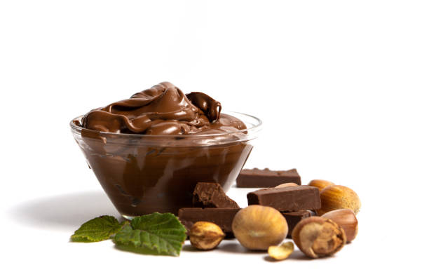istock Hazelnut spread with marijuana leaves in a jar 1045581040