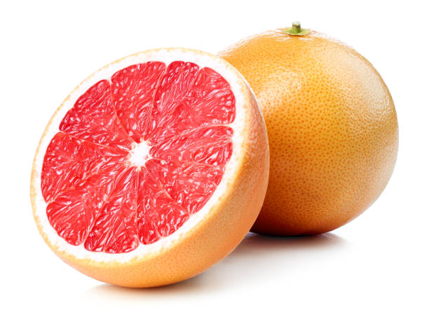 istock Whole and half of grapefruit 1045595638