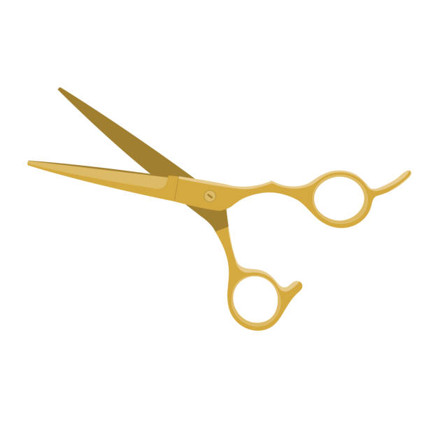 Gold Scissors Vector 1,500+ Gold Scissors Vector Illustrations, Royalty-Free Vector Graphics ...