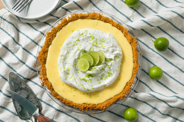 istock Sweet Homemade Key Lime Pie 1045602166