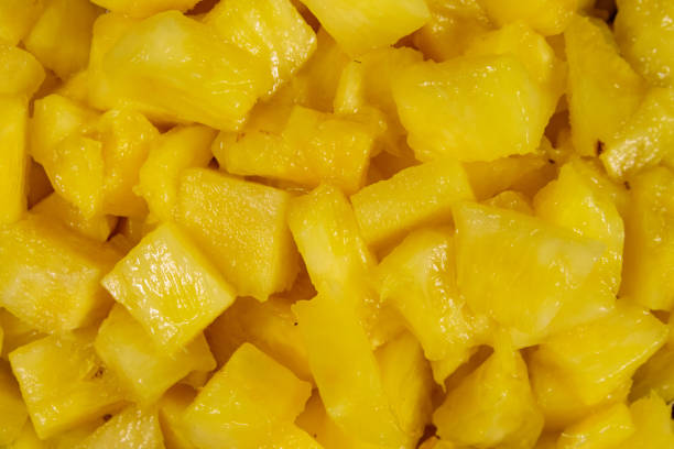 istock Background of the pineapple slices 1045603376