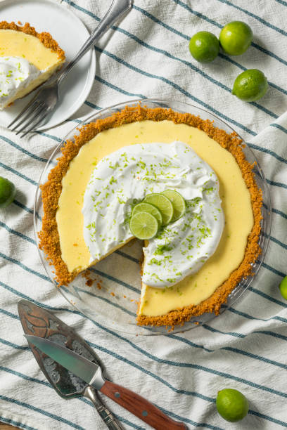 istock Sweet Homemade Key Lime Pie 1045604906