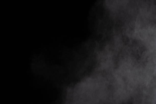 istock Freeze motion of white color powder exploding on black background. 1045609250