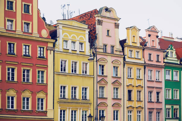 istock colorful buildings of Wroclaw 1045627614