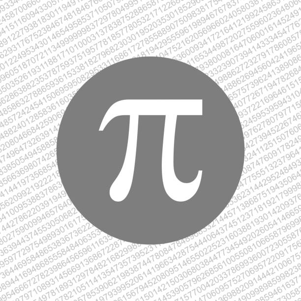 istock The Pi symbol mathematical constant irrational number on circle, greek letter, background 1045661968