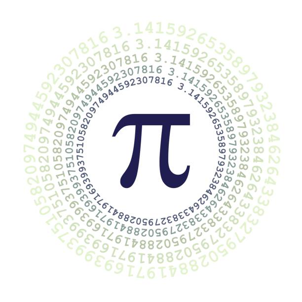 istock The Pi symbol mathematical constant irrational number on circle, greek letter, background 1045662148