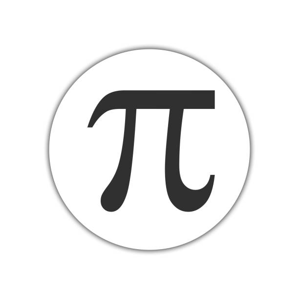 istock The Pi symbol mathematical constant irrational number on circle, greek letter, background 1045662370