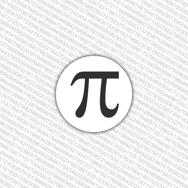 istock The Pi symbol mathematical constant irrational number, greek letter, background 1045664516