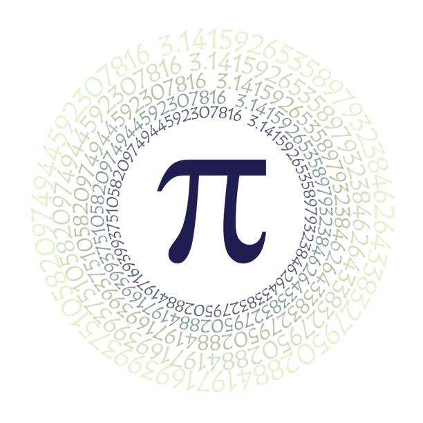 istock The Pi symbol mathematical constant irrational number on circle, greek letter, background 1045664830