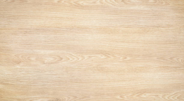 vista superior de una madera o madera contrachapada para el telón de fondo - wood table fotografías e imágenes de stock