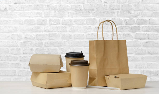 istock Fast food and drink packaging. 1045688620