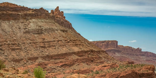 istock Magnificent and imposing canyon against blue sky 1045693498