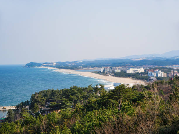 istock Beautiful view from Naksansa temple, South Korea 1045699206